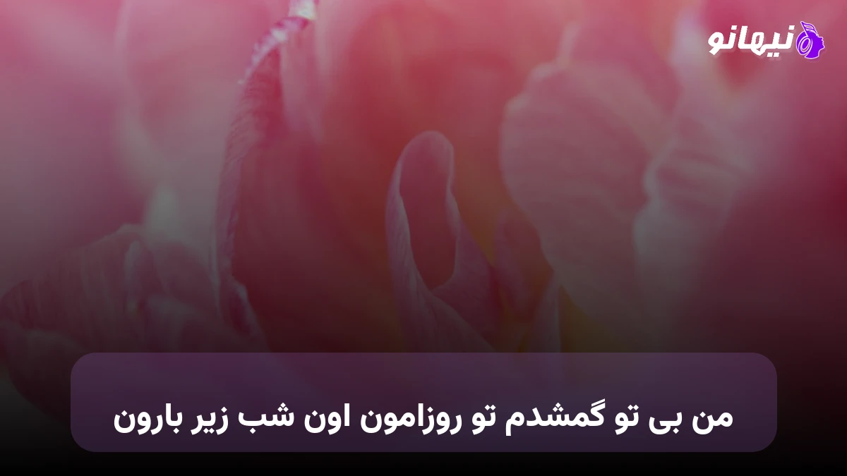 دانلود آهنگ من بی تو گمشدم تو روزامون اون شب صدای زن